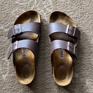 Arizona Birkenstock’s, leather, soft footbed